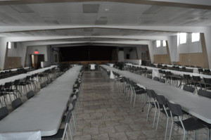 Salle du sous-sol de l'église